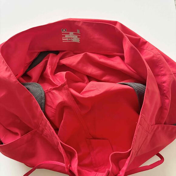 Under Armour Heatgear Mens Red Drawstring Logo Boardshorts Size 38 Summer Casual - Picture 7 of 10